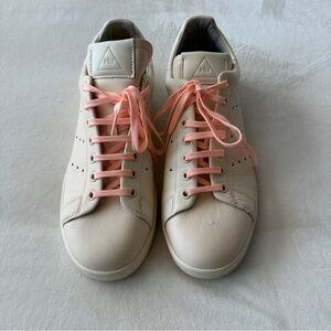 Adidas Pharrell Williams x Stan Smith Hu Sneakers Men’s 10 White Pink Laces